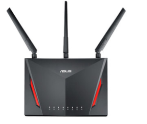 Asus/華碩RT-AC86U光纖雙頻無(wú)線AC2900M千兆路由器家用穿墻高速wifi 5g無(wú)限漏油器智能電信500M寬帶陸游路油