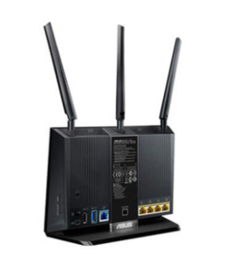 華碩RT-AC68U光纖雙頻無線AC1900M千兆路由器家用wifi穿墻國行